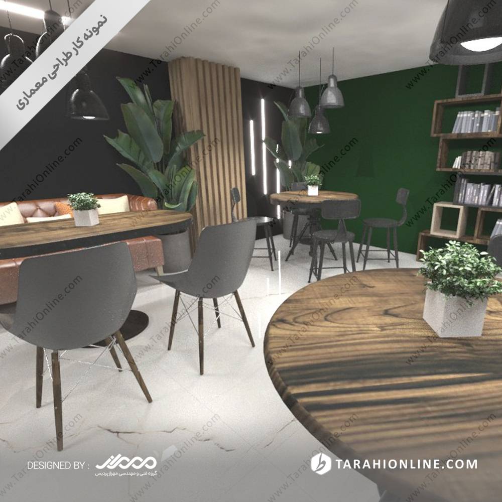 طراحی نما و داخلی کافی شاپ - تصویر 6